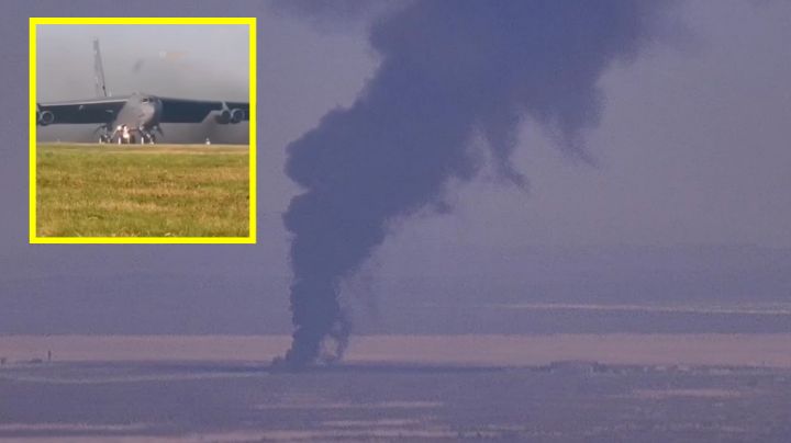 Fuerza Aérea de EU confirma 8 muertos por accidente de Bombardero B-52 en California