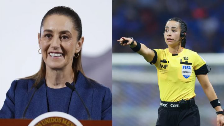 Sheinbaum felicita a la árbitra Katia Itzel García por su participación en el Mundial 2026
