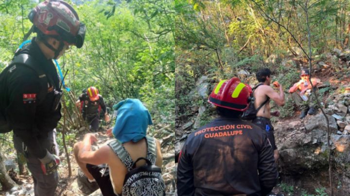 Rescatan a 9 senderistas que se quedaron sin agua en el Pico Norte del cerro de La Silla