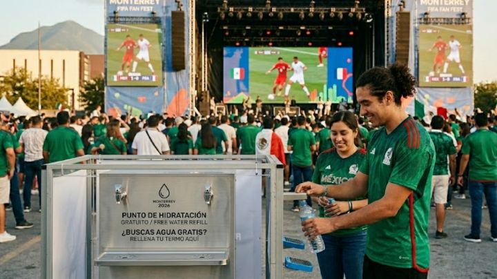 ¿Vas al Fan Fest Monterrey? Conoce dónde están los puntos de hidratación gratis