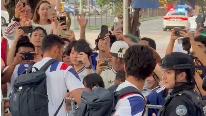 Japón llega a Monterrey para el Juego 1,000 de los Mundiales sin Takefusa Kubo