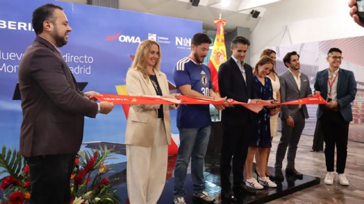 Inauguran ruta directa Monterrey-Madrid operada por la aerolínea Iberia