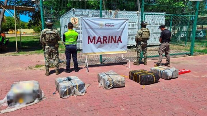 Asegura Semar 270 kilos de cocaína en puerto de Manzanillo