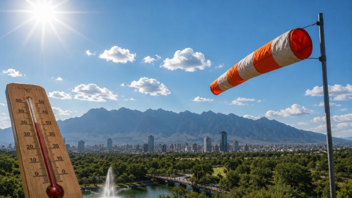 Hasta 36 grados y vientos de 55 km/h: así estará el clima mañana en NL