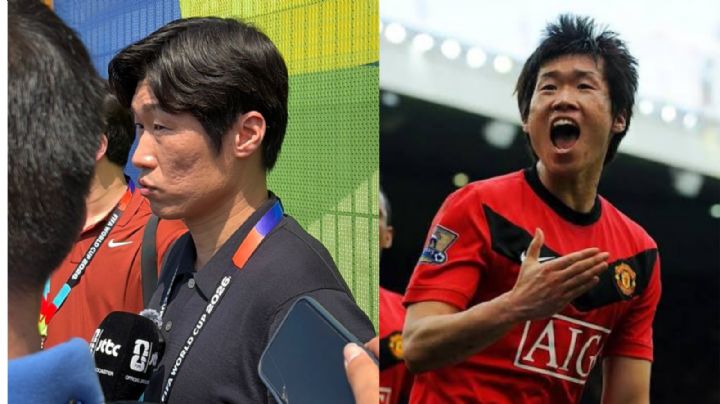 Park Ji-sung visita el Uni previo al partido de Corea del Sur contra Sudáfrica en Monterrey