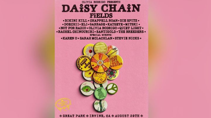 Olivia Rodrigo crea el festival “Daisy Chain Fields” con un cartel exclusivamente femenino