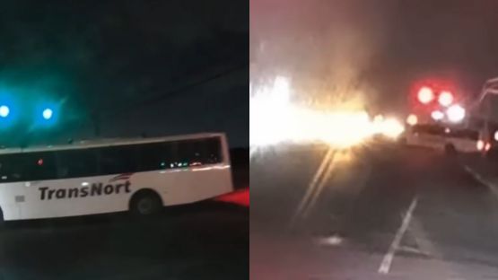 Transporte de personal impacta a ambulancia que trasladaba a menor en Salinas Victoria