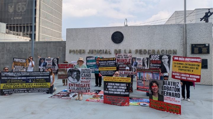 Víctimas de Proyectos 9 vuelven a manifestarse en el Poder Judicial
