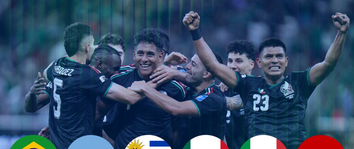 México, sexta selección en ganar sus tres partidos de fase de grupos sin recibir gol