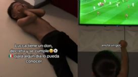 ¿Lo predijo? Niño manda bendición a Fidalgo y termina marcando contra Chequia