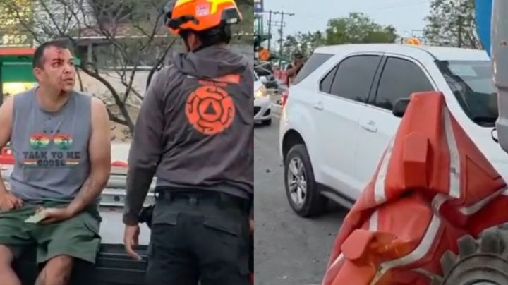 Hombre choca contra plataforma en obra de la Línea 6 del Metro en Guadalupe