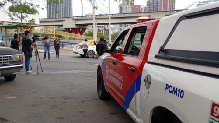 Taxi choca contra muro de contención y pasajero sufre herida en su cráneo