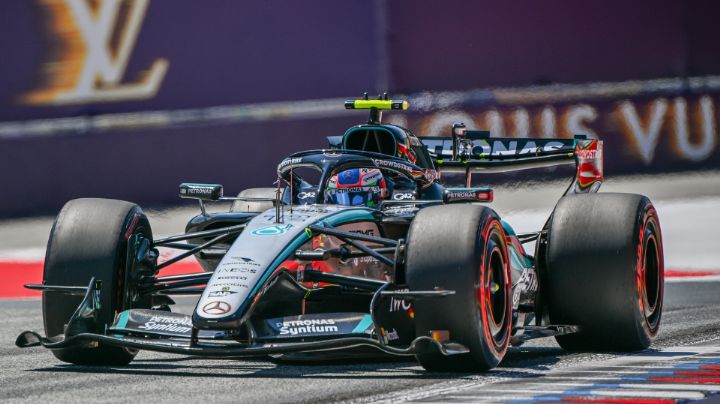 Sufre Checo Pérez en las primeras prácticas de Austria; Antonelli, el más rápido