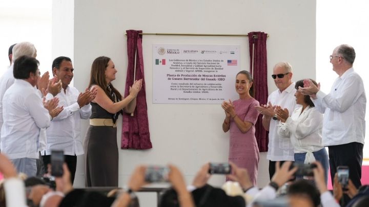 Inauguran México y EU planta contra gusano barrenador en Chiapas