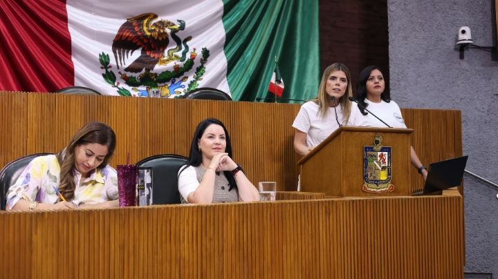 Discuten diputados del PAN y Morena por Maru Campos