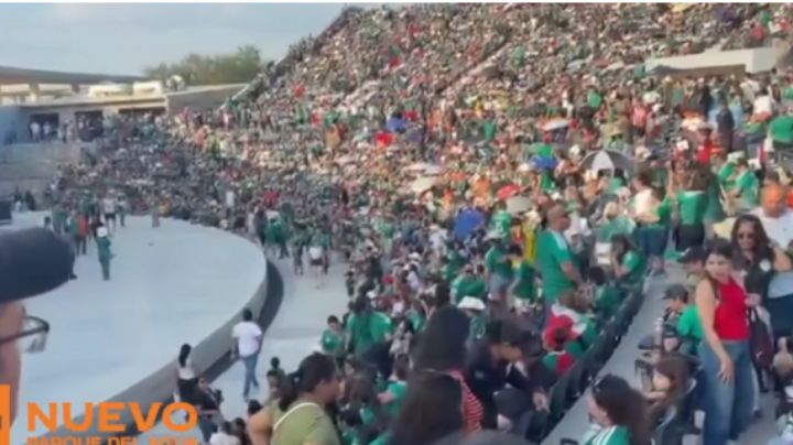 Parque del Agua también llega a su máxima capacidad previo al juego de México