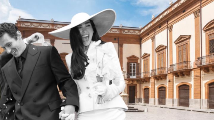 Fiesta nupcial de Dua Lipa y Callum Turner desata protesta; 'nuestra plaza no es vuestro salón'
