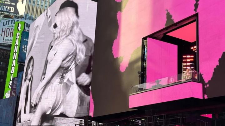 Madonna convierte Times Square en pista de baile para presentar su nuevo álbum Confessions II