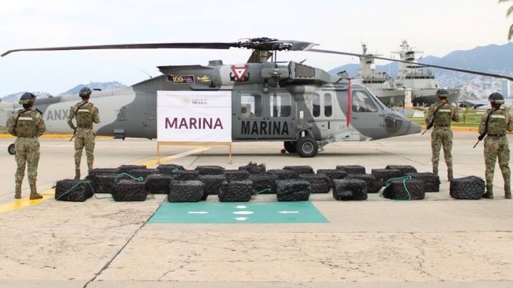 Asegura Marina 1.3 toneladas de cocaína en costas de Guerrero