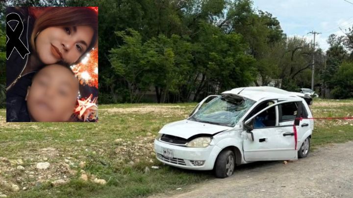 Mueren madre y su hijo pequeño tras choque en Cadereyta