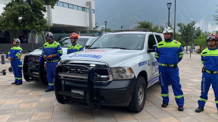 Renueva San Pedro unidades de Protección Civil con entrega de 8 nuevos vehículos