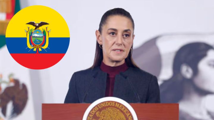 Sheinbaum descarta retomar relaciones con Ecuador por conflicto diplomático