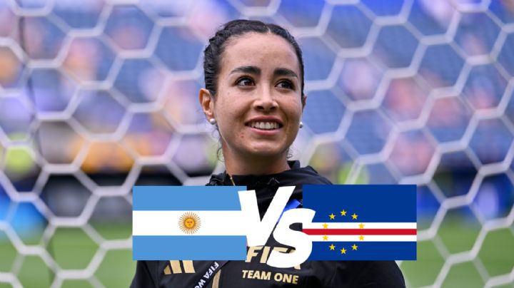 Katia Itzel García suma otra designación en  Argentina vs. Cabo Verde en lso Dieciseisavos de Final