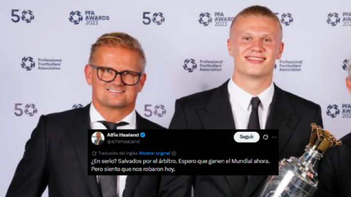 El padre de Haaland estalla en redes sociales tras la derrota: "Siento que nos robaron"