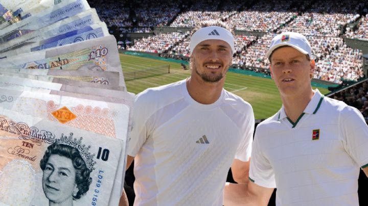 Jannik Sinner y Alexander Zverev: ¿cuánto dinero está en juego en Wimbledon 2026?