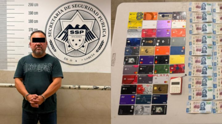 Detienen a chofer de aplicación por robar tarjetas bancarias a clientes, en San Pedro