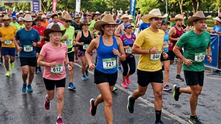 ¿Carrera o baile? Corredoras avanzan al ritmo de un grupo norteño y se hacen virales