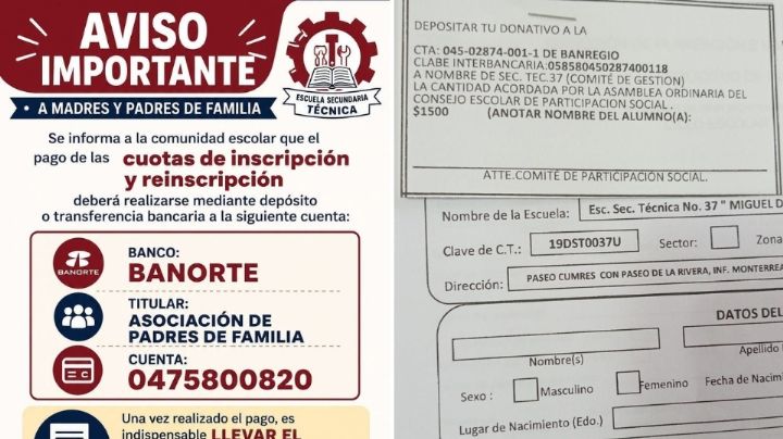 Acusan cobro obligatorio de cuotas para inscribir a alumnos