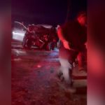 Accidente en carretera Miguel Alemán deja una menor sin vida y cinco lesionados