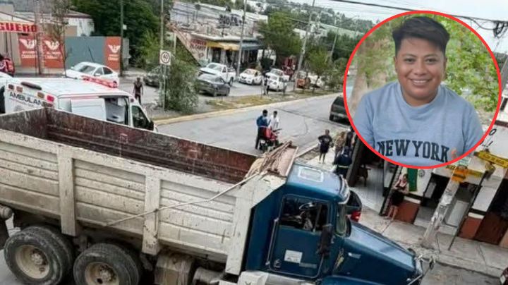 Muere motociclista aplastada por camión de volteo en Juárez