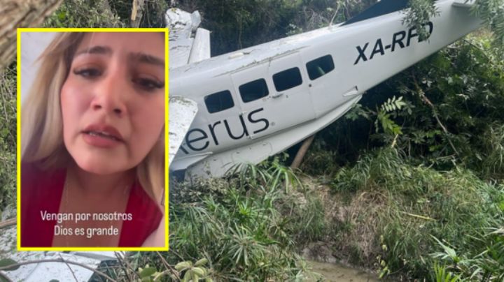 VIDEO: Joven sobrevive a caída de avioneta en Pesquería y pide auxilio en redes sociales