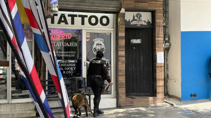Catean barbería ubicada en la avenida Cuauhtémoc, en Monterrey