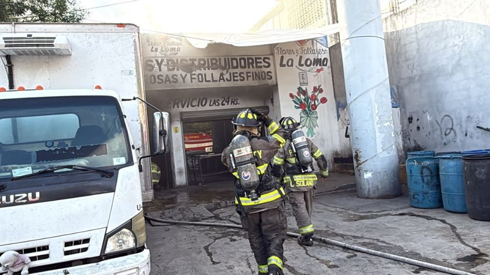 Incendio de florería en Monterrey