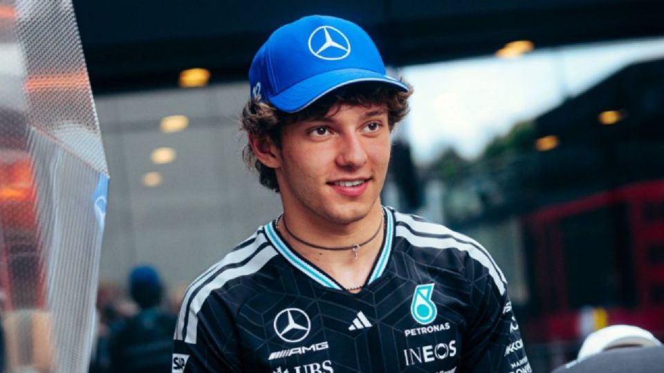 El joven italiano superó a Norris y Verstappen en la última práctica.