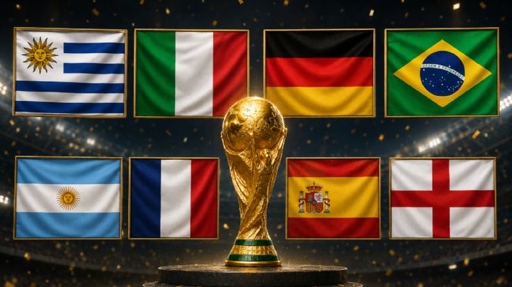 Lista de campeones del Mundial y todas las sedes desde 1930