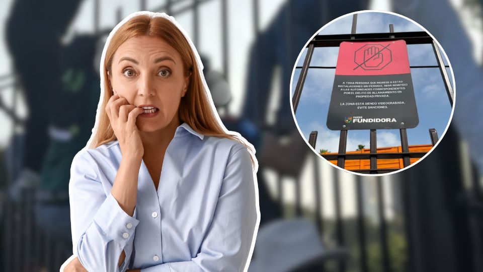 Multa por saltar las puertas deL Parque Fundidora.
