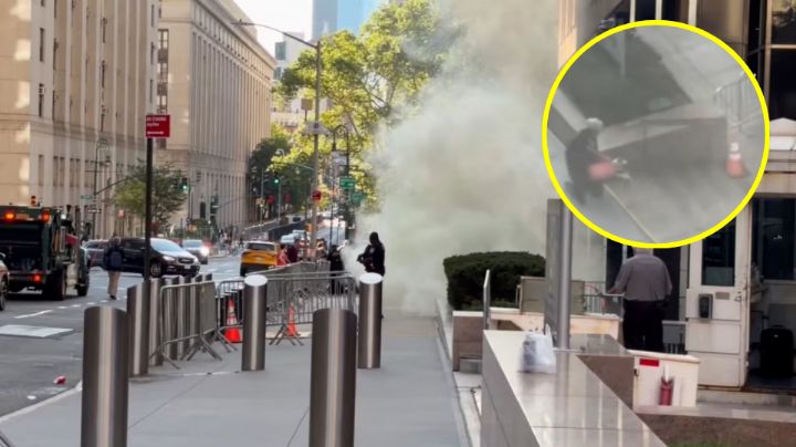 Detienen a un hombre tras hacer detonar un explosivo casero frente a oficinas de ICE, en NY