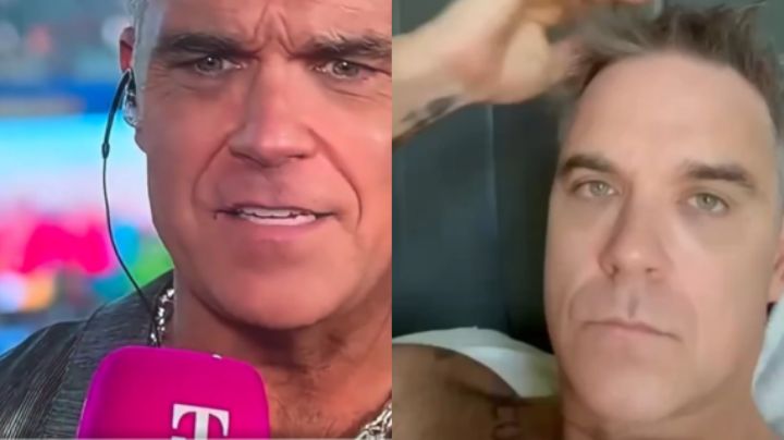 Robbie Williams aclara qué fue lo que cayó de su boca en entrevista durante la final del Mundial