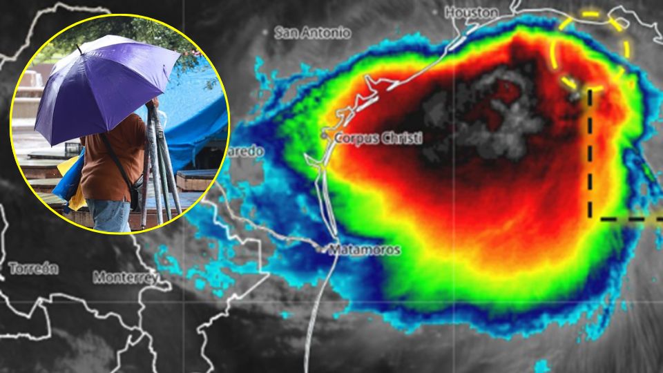 Mapa de la tormenta tropical Bertha | Conagua