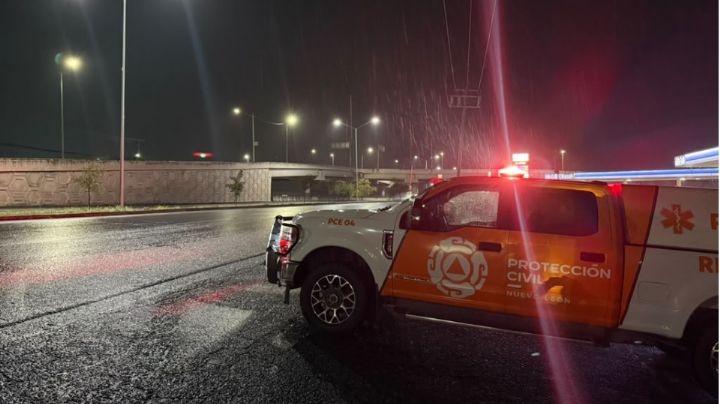 Esto dejaron las lluvias de esta madrugada de viernes en Nuevo León