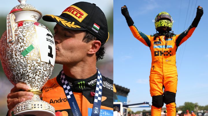 Lando Norris gana el GP de Hungría y 'Checo' Pérez abandona en Budapest