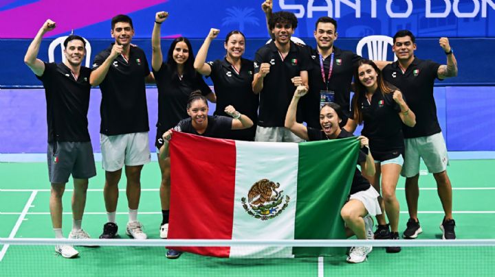 México conquista oro en equipos mixtos de bádminton en Santo Domingo 2026