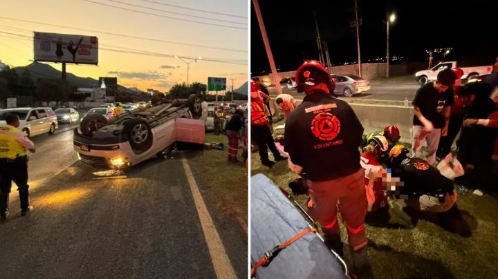 Suma Carretera Nacional otro accidente; se reportan cuatro lesionados