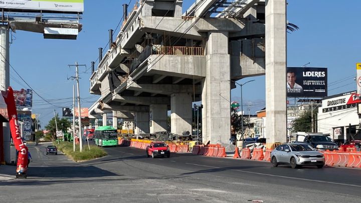 Pausan cierres por obras del Metro en avenida Miguel Alemán