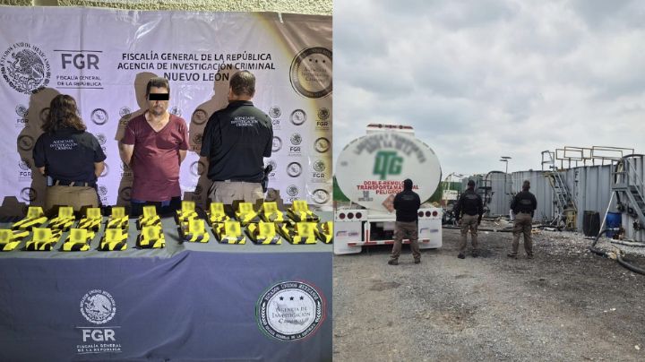 FGR, SSPC y Ejército decomisan droga, armas y combustible en distintos puntos de NL