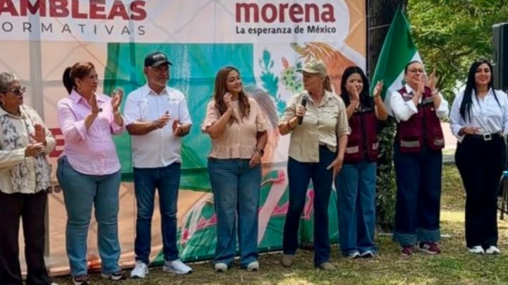 Tatiana Clouthier pide el respaldo de los maestros en Nuevo León